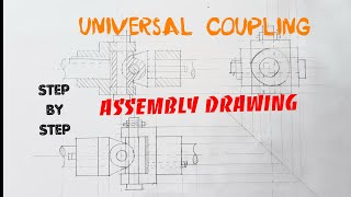 UNIVERSAL COUPLING ASSEMBLY DRAWING [upl. by Enale205]