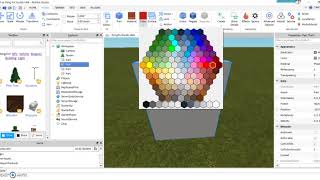 How To Retexture Color amp Resize Objects  Roblox Studio [upl. by Alieka638]