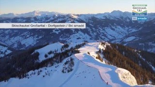 Drohnenflug Skigebiet GroßarltalDorfgastein [upl. by Yhtrod]