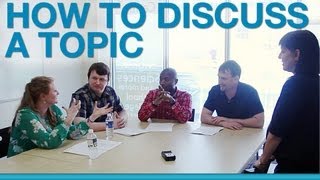 How to discuss a topic in a group [upl. by Aisya787]