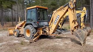 Backhoe VS Excavator Control Patterns [upl. by Enreval]