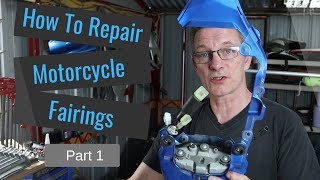 How To Repair Cracked and Broken Motorcycle Fairings Tutorial [upl. by Aenitsirhc]