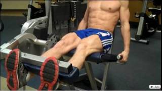 How To Leg Extension Cybex [upl. by Powell]