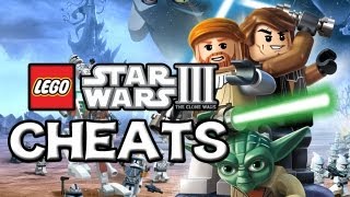 LEGO Star Wars 3  The Clone Wars  CHEATS HD [upl. by Dnomder]