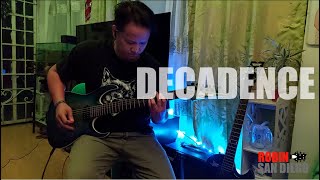 DECADENCE  DISTURBED GUITAR COVER [upl. by Airpac697]