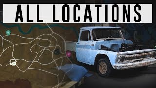 NFS PAYBACK  ALL 5 DERELICT CAR PART LOCATIONS [upl. by Notslah334]