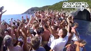 Kavos Booze Cruise  Boat Party Official Promo video 2015 [upl. by Chen]