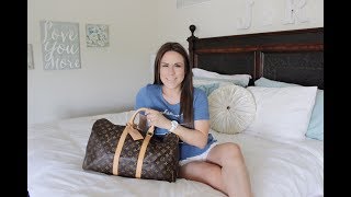 PACKING LOUIS VUITTON KEEPALL 45 [upl. by Kerwon]