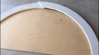 how to make arched window trim [upl. by Yhcir]