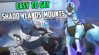 Easy to Get Shadowlands Mounts and How to Get Them  WoW [upl. by Elyac727]