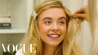 Euphorias Sydney Sweeney Gets Ready for A Premiere  Vogue [upl. by Rialc]