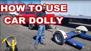 HOW TO USE MASTER TOW CAR DOLLY mastertow 80THD instructions [upl. by Gorlin]