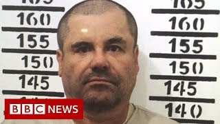 El Chapo Rare prison video emerges  BBC News [upl. by Ahsiem]