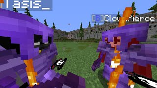 Minecraft Pvp legacy Challenge  Duels ft Tasis [upl. by Enilegna]