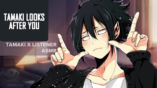 Tamaki Looks After You ASMR  Tamaki Amajiki x Listener Rustling Roleplay Binaural [upl. by Ybbed]