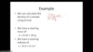 Calculating Uncertainties [upl. by Yauqaj]