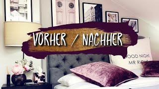 Schlafzimmer Dachschräge einrichten  Schlafzimmer Update enthält Werbung Wohnprinz [upl. by Nets280]