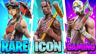 Best SKIN COMBO From Each Rarity In Fortnite [upl. by Sollows970]