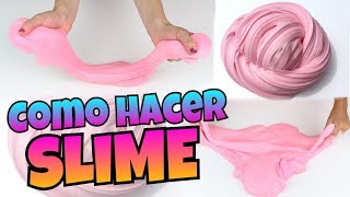 DIY  Como Hacer SLIME  FÁCIL Y SIN BÓRAX  NatyGloss [upl. by Ginny833]