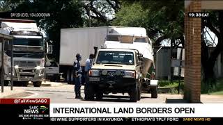 Land borders between South Africa and Botswana open [upl. by Lumpkin80]