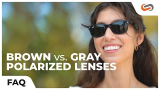 Brown VS Gray Polarized Lenses for Your Sunglasses  SportRx [upl. by Nevsa]