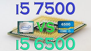 i5 7500 vs i5 6500  BENCHMARKS  GAMING TESTS REVIEW AND COMPARISON  Kaby Lake vs Skylake [upl. by Nixon]