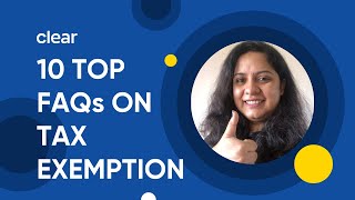 10 Common FAQs on Exemptions  Deductions  Section 80C  Income Tax [upl. by Ettolrahc]