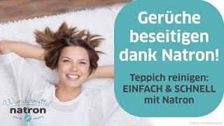 Teppich stinkt  Gerüche mit Natron neutralisieren [upl. by Sayres]