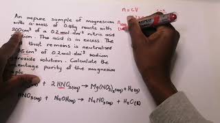 Chemistry  Acids and Bases  8mark questions Back titration [upl. by Adiell]