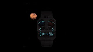 BEHRENS  B025  MARS Project ONE Automatic Dual Time Zone Earth  MARS Wristwatch [upl. by Assenab]