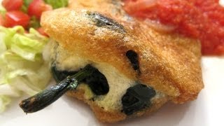 How To Make Chiles Rellenos  Chile Relleno Recipe  Hilah Cooking [upl. by Ayekan]