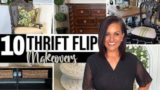 Absolute TOP 10 Best THRIFT FLIP Furniture amp Decor Ideas On a Budget [upl. by Nivled]