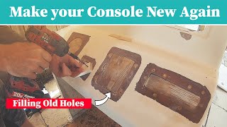 Fiberglass Console Repair  Step By Step Filling holes amp Cracks DIY Boat Restoration [upl. by Anedal738]