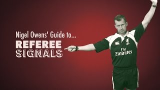 Nigel Owens Guide to Rugby Referee Signals [upl. by Karry464]