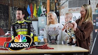 Behind the Driver Sisters stoked Ryan Blaneys passion for NASCAR  Motorsports on NBC [upl. by Akeim]