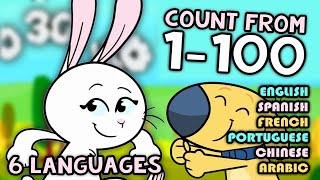 Counting to 100 in 6 Languages [upl. by Alliscirp751]