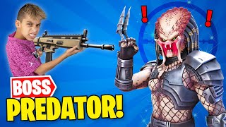 Unlocking PREDATOR Boss in FORTNITE  Royalty Gaming [upl. by Crist]