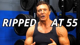 Keys to Looking Muscular amp Ripped at 55 Years Old [upl. by Ttevy]