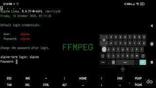 How To Install FFMPEG In Alpine Linux [upl. by Evilc]