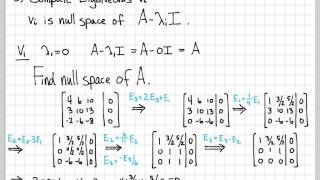 Eigenvalue and Eigenvector Computations Example [upl. by Nilad421]