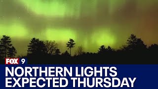 Northern Lights expected Thursday night [upl. by Novrej]