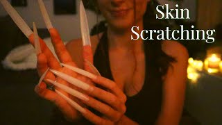 ASMR  Skin Scratching with EXTREME LONG NAILS [upl. by Oriaj778]