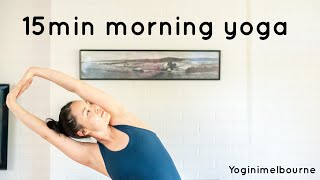 15min morning yoga I upper body  whole body I [upl. by Odanref]