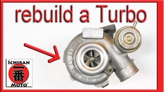 how to rebuild a used turbocharger [upl. by Enner39]