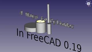 FreeCAD Tutorial  Cylinder Basics  4 Ways to Cylinder [upl. by Letnoj]