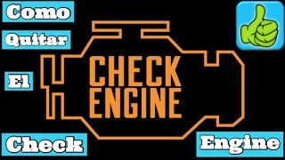 Como quitar la luz del check engine sin scanner fácil y rápido  100 funciona  rápido y fácil [upl. by Adlei]