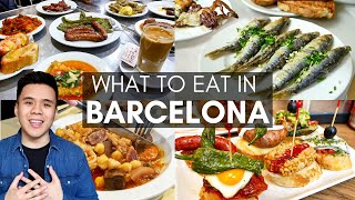 TOP 10 RESTAURANTS IN BARCELONA  Barcelona Food Guide [upl. by Sato]