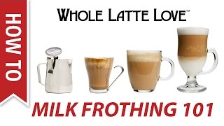 Milk Frothing for Beginners [upl. by Etteragram]