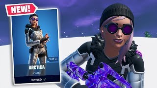 NEW ARCTICA Skin Gameplay in Fortnite [upl. by Vevine27]