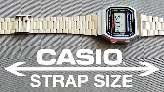 How To Adjust Casio Watch Strap  Casio A168W1 [upl. by Loeb]